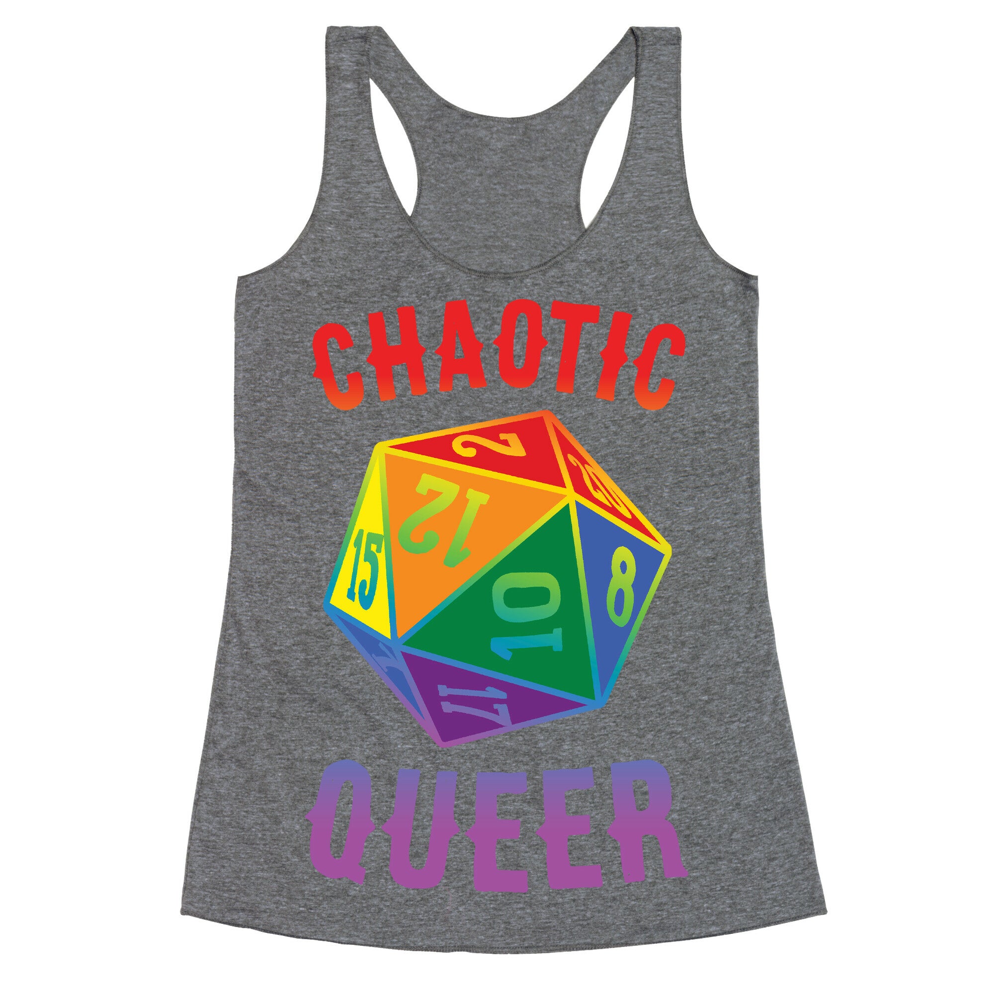 Chaotic Queer Racerback Tank